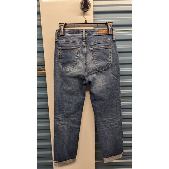 AG Adriano Goldschmied Isabelle High Rise Straight Crop Jeans Size 25R - Picture 4 of 9